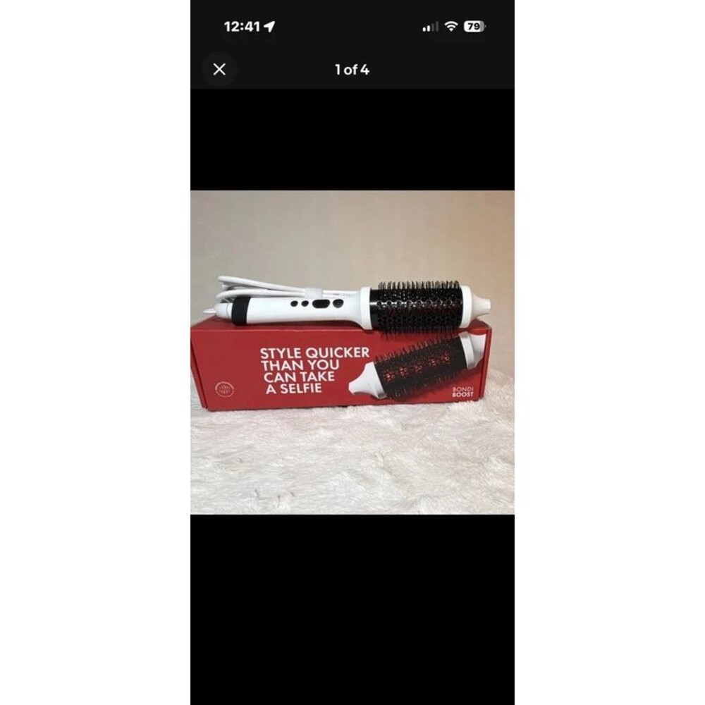 BondiBoost Infrared Thermal Bounce Brush 42mm Heated Styling Brush w/ Box